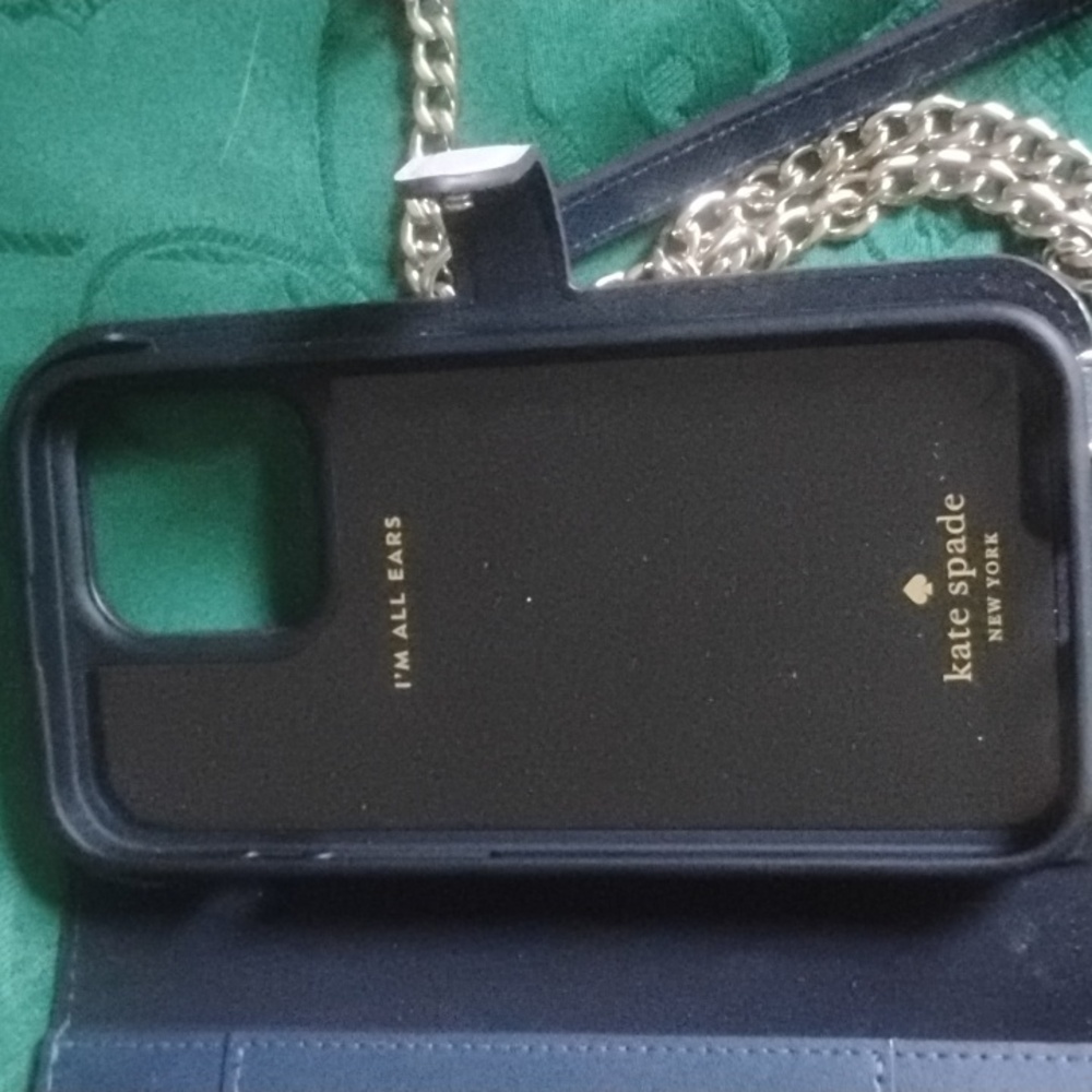Kate Spade White Cherry Phone Case with Chain - Picture 6 of 11